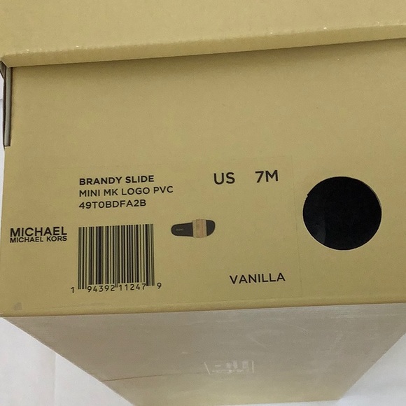 NIB a Michael Kors Brandy Slides Pink - Picture 4 of 5